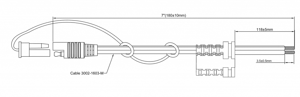 Markings on Custom Cables | cable assembly drawing